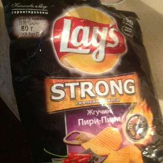 Lays Strong Piri-Piri Chips 80g — photo 3