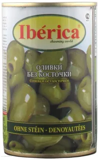 Iberica Black Mini Pitted Olives Tin 300ml — photo 3