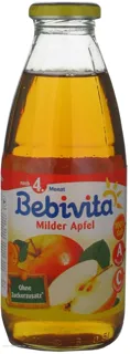 Bebivita Apple Juice from 4 months glass bottle 0.5 L — photo 4