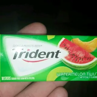 Жувальна гумка Trydent кавун без цукру 18 шт 38г — фото 5