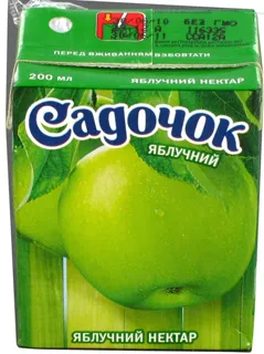 Sadochok Clarified Apple Nectar 200ml — photo 5