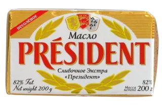President Sour Cream Butter 82% 200g — photo 5