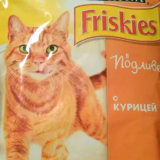 Корм Fryskes Purina вологий для котів з куркою в підливі 100г — фото 7