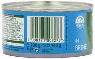 John West Tuna Steak in Brine 200g (pack of 12) — photo 15