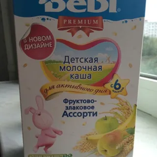 Каша Bebi Premium фруктово-злакова молочна 250 г — фото 5