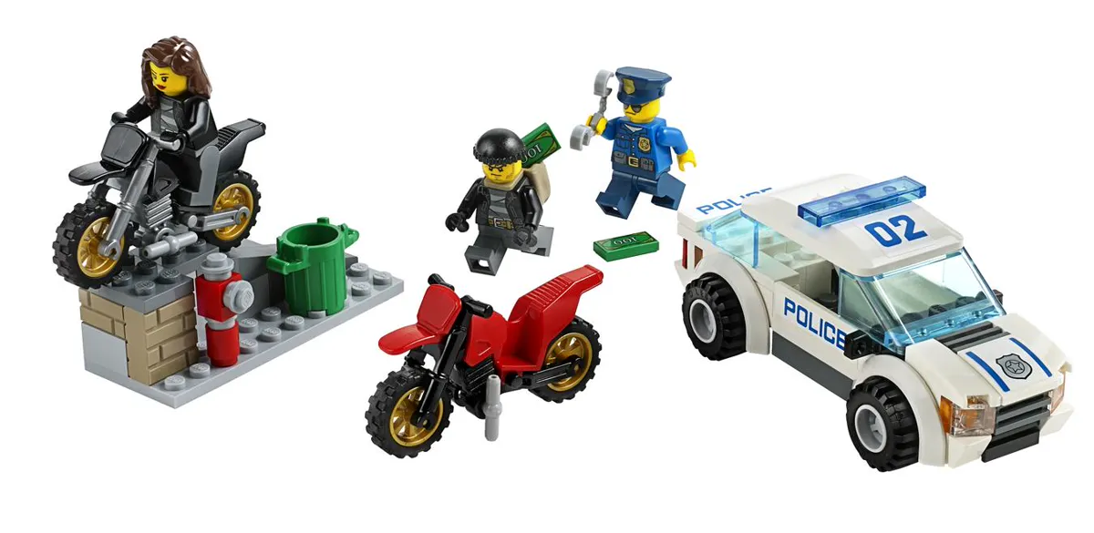 Lego City Police High-Speed Police Chase 109 Pieces