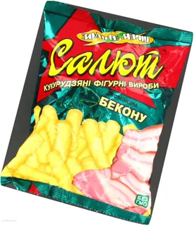 Salut Bacon Shaped Corn Sticks Zolote Zerno 45g — photo 3