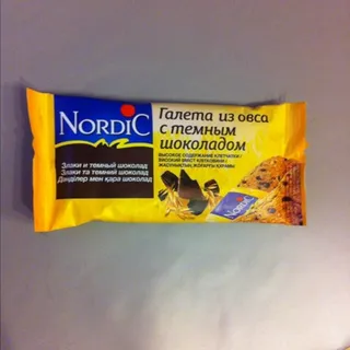 Nordic oat biscuits with dark chocolate 30g — photo 2