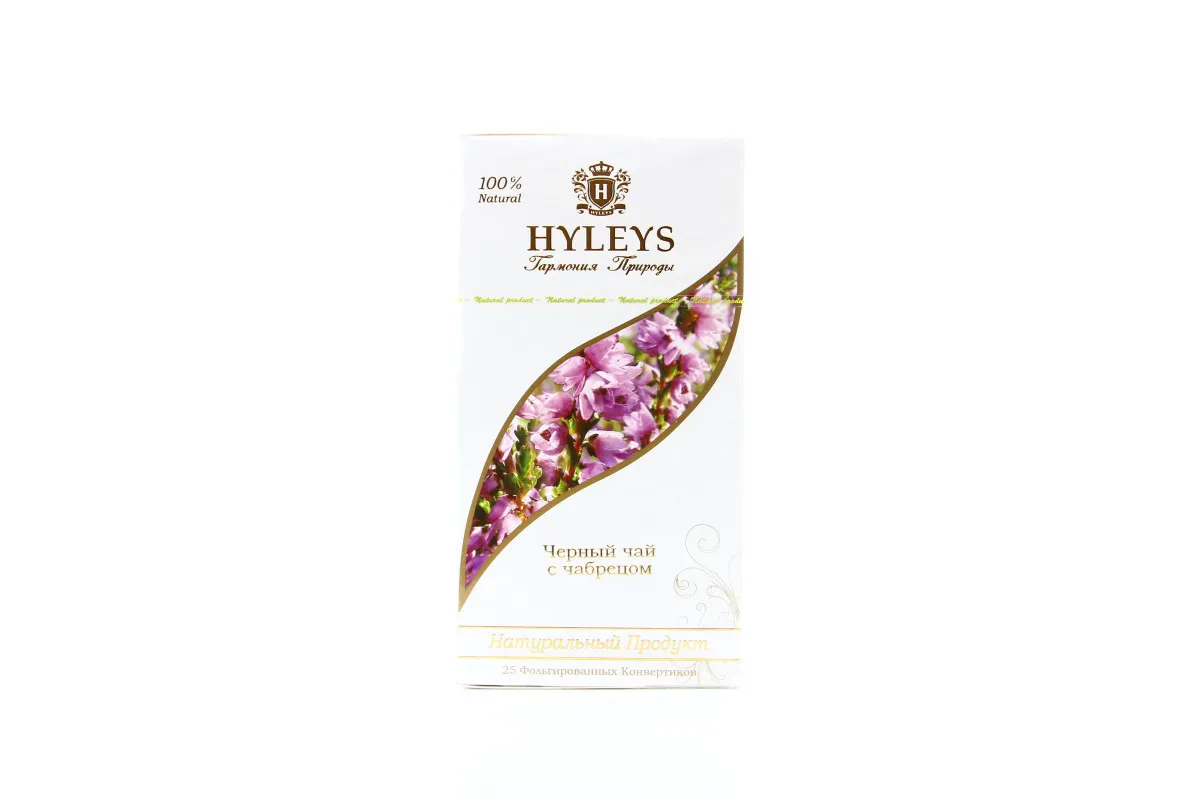 Hyleys Nature Harmony Black Tea with Thyme 25x1.5g