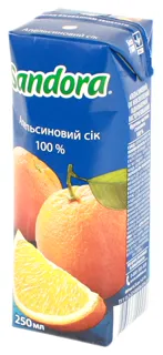 Sandora Orange Juice Tetra Pak 250ml — photo 4