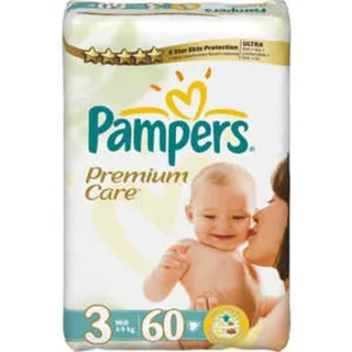 Pampers Premium Care 3 Midi Diapers Economy Pack 60 pcs — photo 2