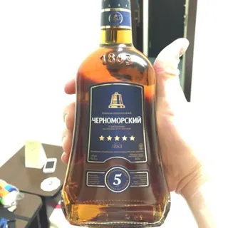 CHORNOMORSKY Cognac 5 40%, 0.5 L — photo 3