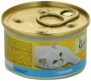 Gourmet Gold Tuna Mousse Adult Cat Food Tin 85g — photo 3