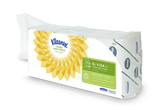 Kleenex Ultra Hand двошарові білі рушники, пакет 5