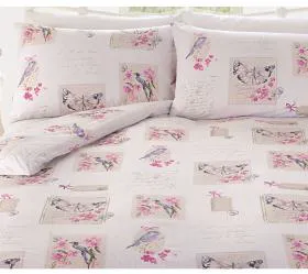 George Home Double Butterfly Bird Frame Quilt