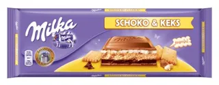 Milka Milk Chocolate Cream and Cookie 300g — photo 6