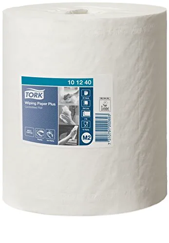 Tork Wiping Paper Plus 160m x 215cm, 6 x Roll 457 Sheets