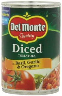Del Monte Diced Tomatoes Basil, Garlic & Oregano, 14.5 oz (Pack 8) — photo 6