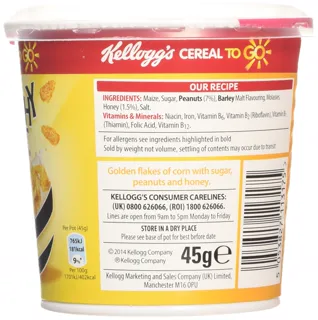 Kelloggs Crispy Corn Flakes with Nuts, Go Cup — photo 8