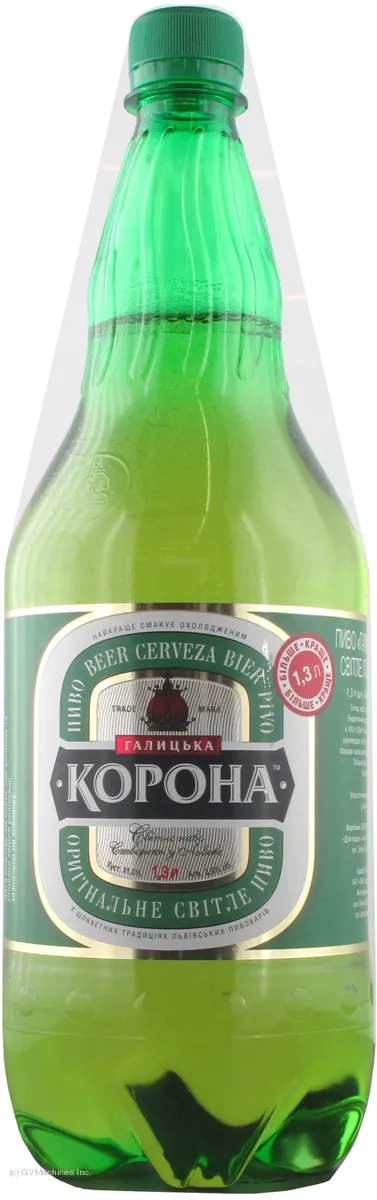 Halytska Korona Light Beer 3.9% 1.3L Plastic Bottle