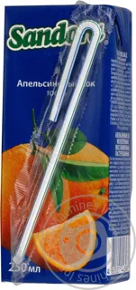 Sandora Orange Juice Reconstituted 250ml — photo 3