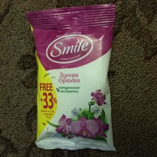 Smile Daily Wet Wipes Bourbon Rose 15pcs — photo 3