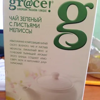 Зелений чай Gr@ce! з листям меліси 25х1.5г — фото 13
