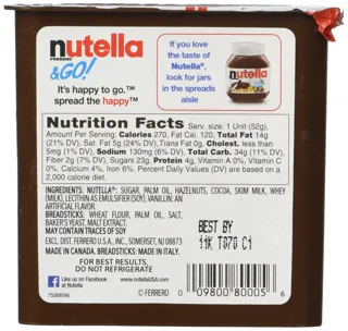 Nutella & GO! Snack - Box 12 - 52g — photo 7