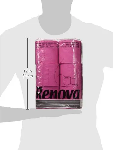 Renova туалетний папір Fucsia (6 рулонів)