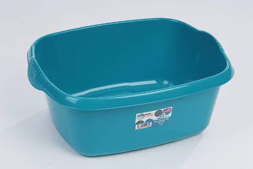 Wham Rectangular Washing Bowl - 39 x 32 x 16 cm - Teal