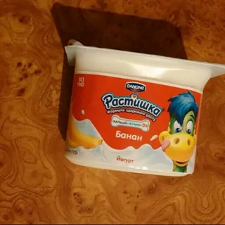 Rastyshka Yogurt Banana Fortified with Iodine and Calcium 1.5% 115g Plastic Cup — photo 5