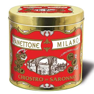 Panettone fruit cake gold tin 1000g Christmas 2015 Milano — photo 2