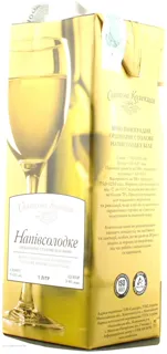 Prazdnichnaya Kollektsiya White Semi-Sweet Wine 1000ml — photo 3