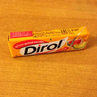 Dirol Watermelon Melon Cocktail Chewing Gum 14g — photo 9