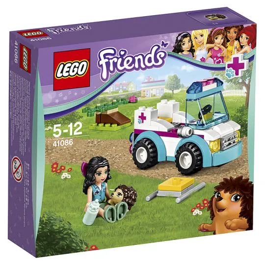 Lego Friends Veterinary Ambulance for Kids 5-12 Years 89 Pieces