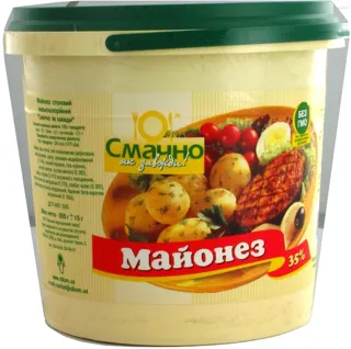 Mayonnaise Smachno Yak Zavzhdy! 35% bucket 850g — photo 2