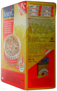 Nordyk 4 Types of Whole Grain Cereal Flakes 600g — photo 3