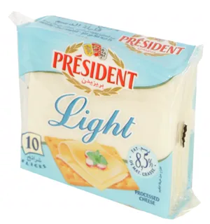 President Light Processed Cheese 8.5% 200g — photo 2