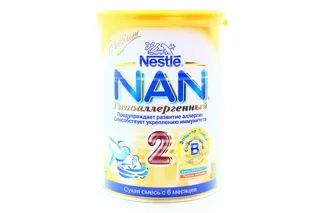 Nestle Nan 2 Hypoallergenic Milk Mix Dry For Children From 6 Months Iron Can 400g Netherlands — photo 7