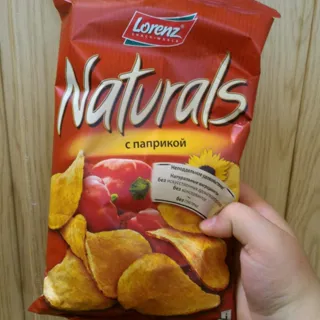 Lorenz Netcreals Potato Chips with Paprika 110g — photo 4