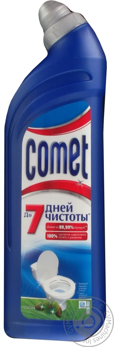 Гель Comet Сосна і цитруси для чищення туалету 750 мл