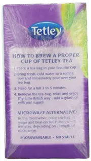Tetley British Blend Premium Black Tea, 80 Bags, 7 oz (Pack of 6) — photo 7