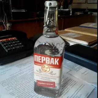 Pervak Special Double Distilled Wheat Vodka 1L — photo 2