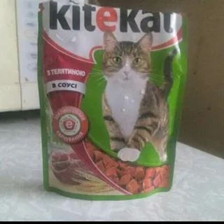 Kitekat Wet Cat Food Veal in Sauce 100g — photo 4