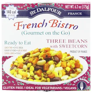 St. Dalfour On The Go, Ready to Eat Three Bean with Corn, 6.2 oz Cans (6 Pack) — photo 6