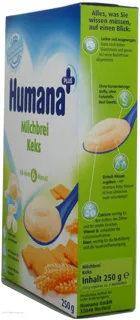 Каша дитяча Humana молочна з печивом суха з 6 місяців 250г — фото 5