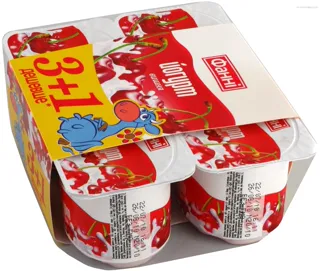 Fanny Cherry Yogurt 1.5% Plastic Cup 4x120g — photo 5