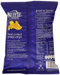 Kettle Chips Balsamic Vinegar & Sea Salt 40g (pack of 18) — photo 2
