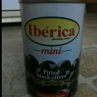 Iberica Black Mini Pitted Olives Tin 300ml — photo 9