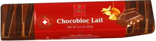 Frey Chocobloc Swiss Milk Chocolate with Almond-Honey Nougat 100g Blocks — photo 2